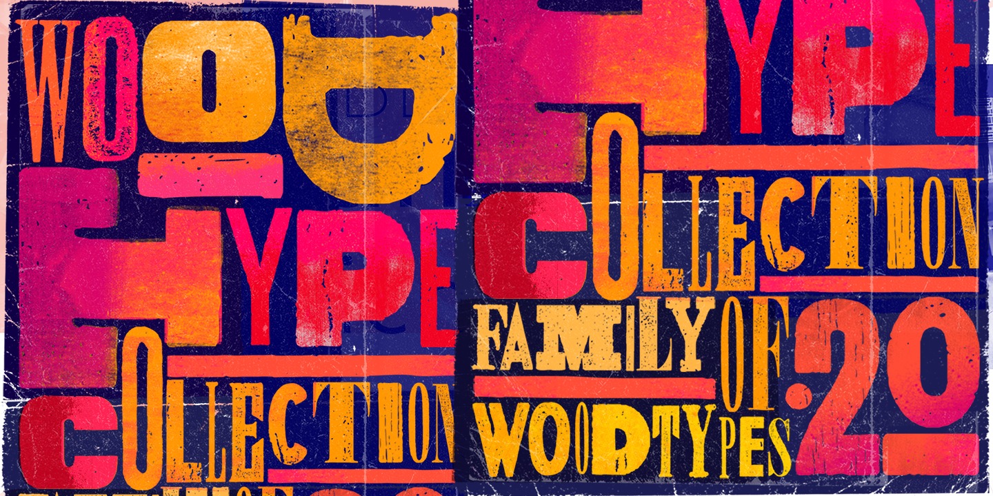 Font Wood Type Collection